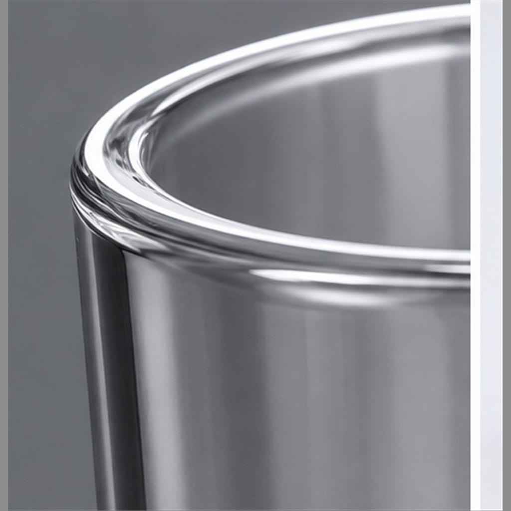 Clear Fused-Quartz Melting Crucibles with Fire-Polished Rims for High-Temperature Laboratory Muffle Furnaces