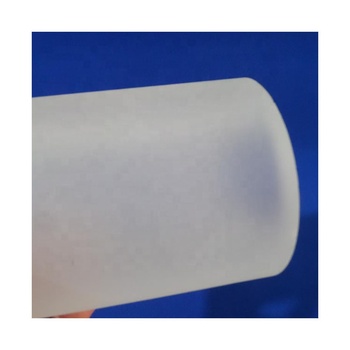 Frosted Opaque Fused Quartz Glass Tube