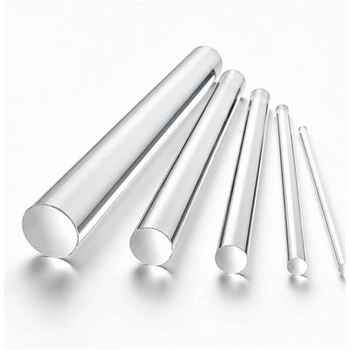 Solid Fused-Quartz Cylindrical Rods