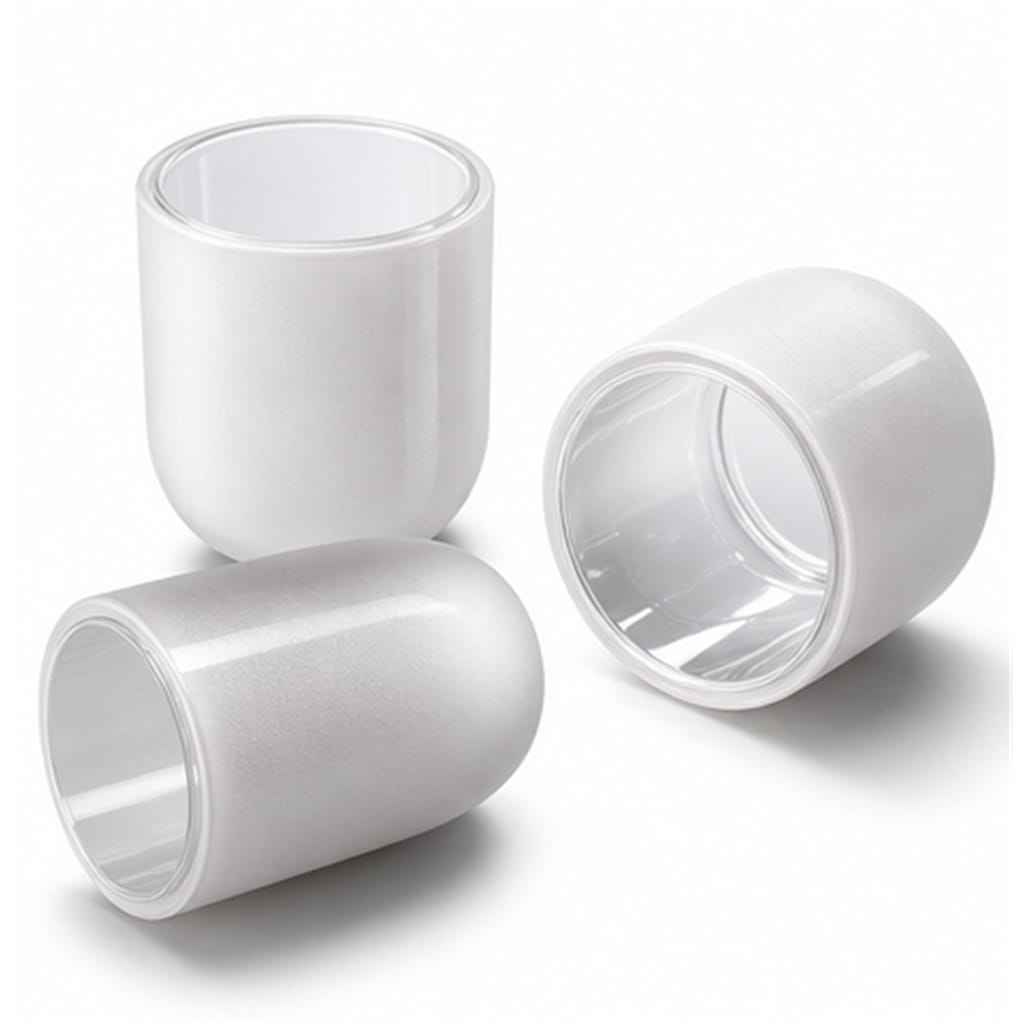 4-Inch US Quartz Sand Fused Crucibles with Fire-Polished Rim for High-Temperature Semiconductor Ingot Melting