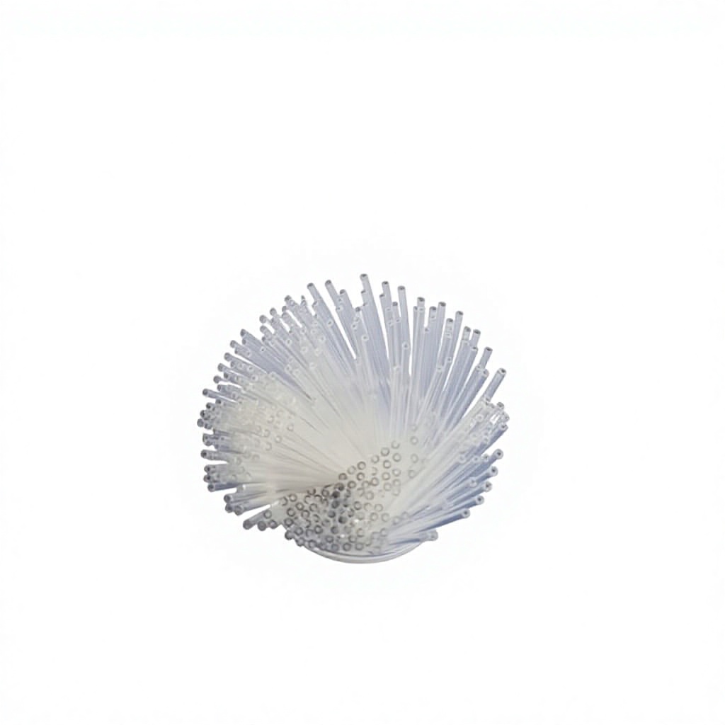 Custom Size Translucent Capillary Quartz Tube Polished Twin Pipe Ozone Free Chemical Industry