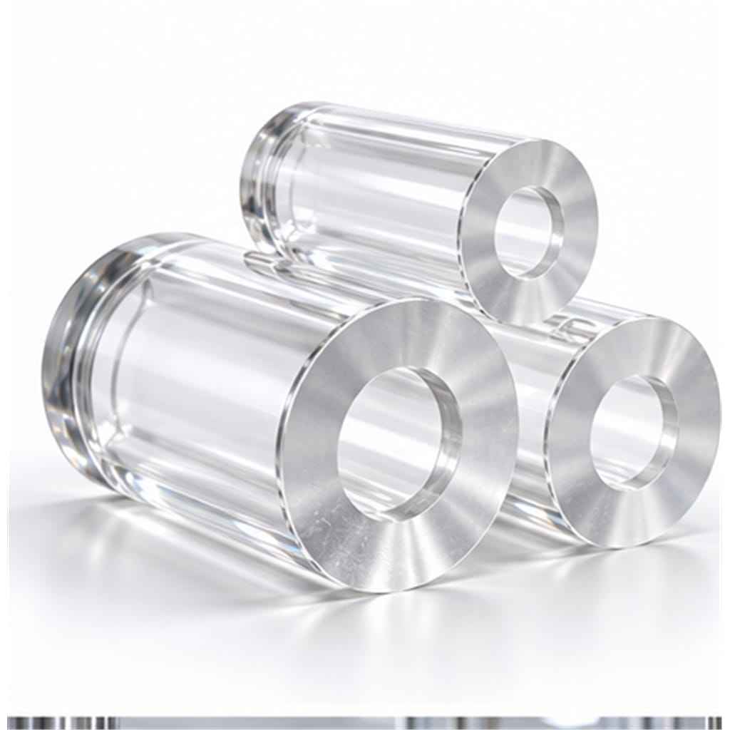 Heavy-Wall Fused-Quartz Cylindrical Pressure Tubes with Squared Ends for High-Pressure Autoclave Sight Glass