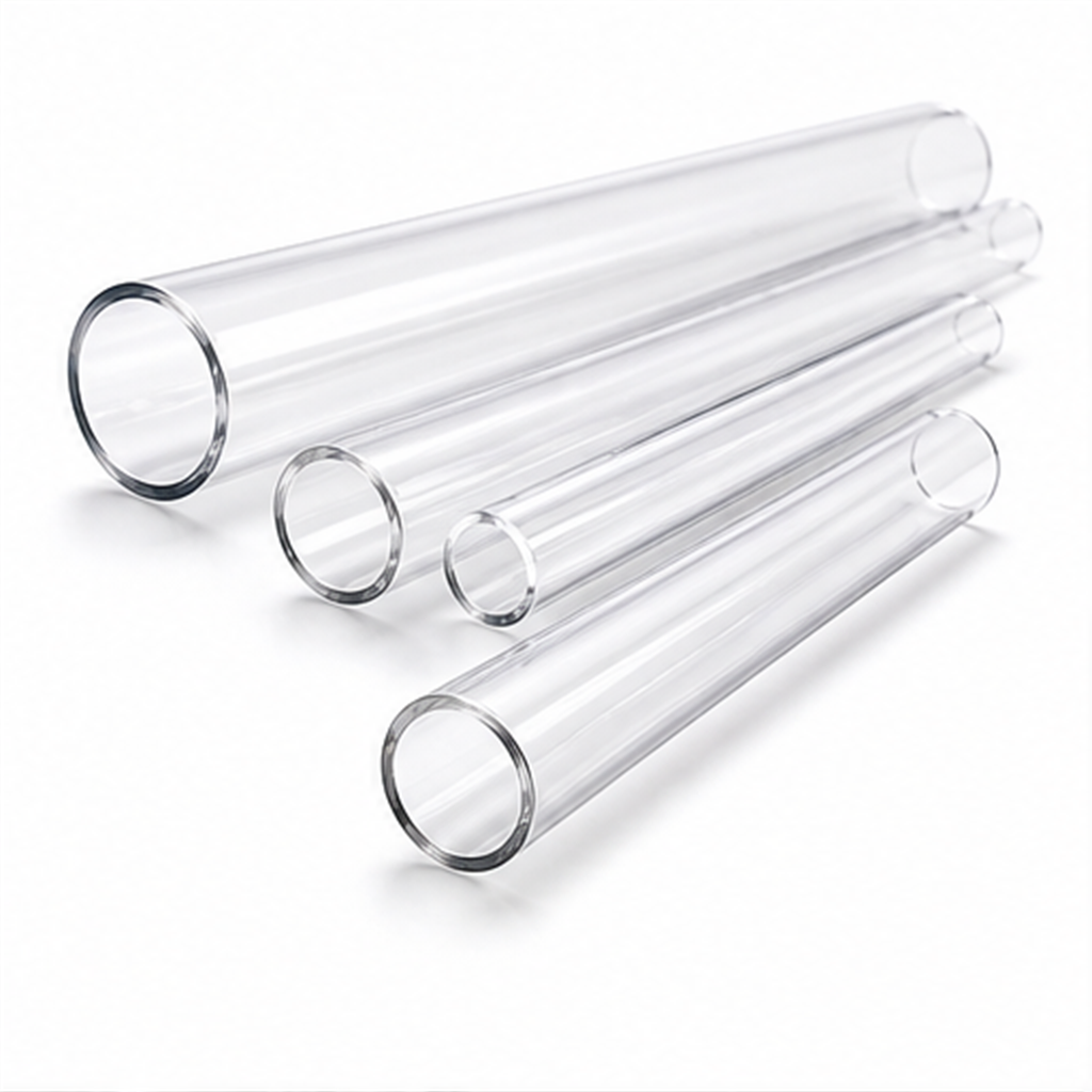 Thermal Shock Resistant Transparent Fused Quartz Furnace Tube for High Temperature Processing