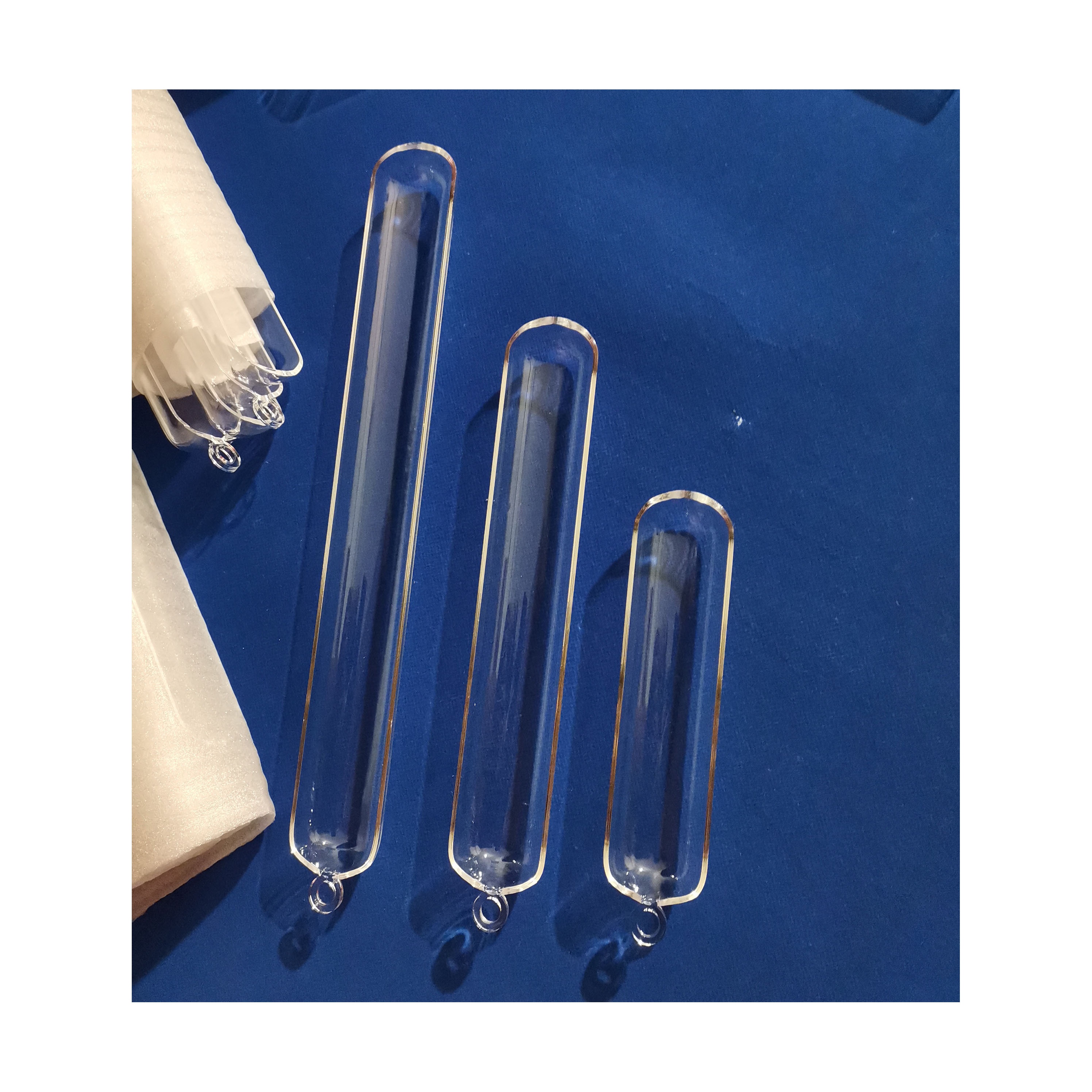 High Purity Quartz Glass Boat Transparent Bowl Shape 6-16 Chemical Industry Experimental Equipment