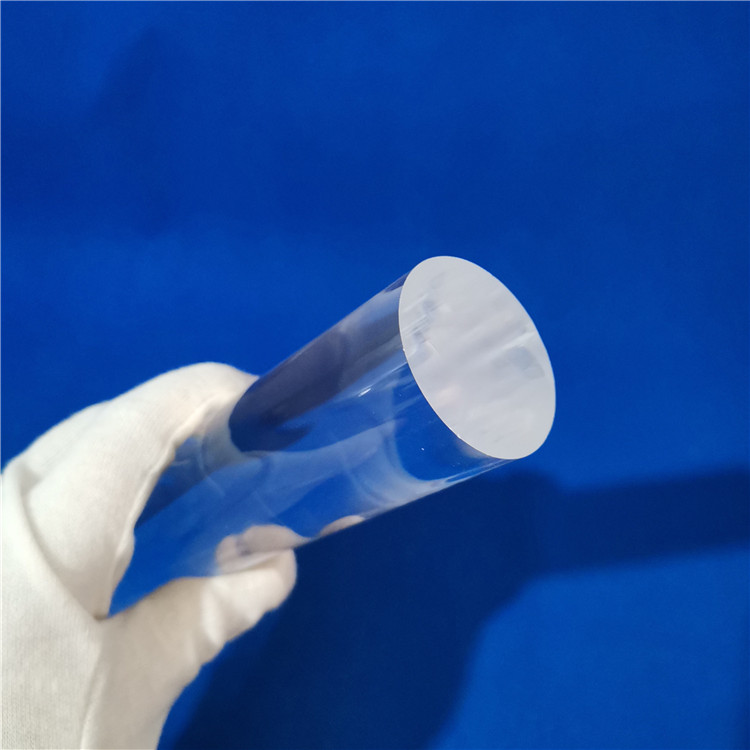 Clear Transparent Quartz Rod 4-42mm Diameter Polished Fused Silica Bar 1100 Degrees Centigrade Decoration Glass