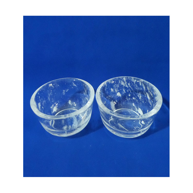 High Temperature Resistant Quartz Glass Circular Silica Custom Size Cutlery Use