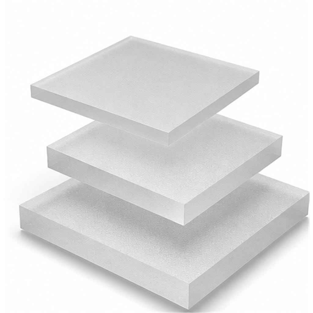 Raw Rough-Ground Fused-Quartz Blank Plates with Straight Edges for Semiconductor Wafer Substrate Lapping