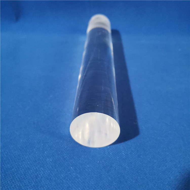 Clear Transparent Quartz Rod 4-42mm Diameter Polished Fused Silica Bar 1100 Degrees Centigrade Decoration Glass