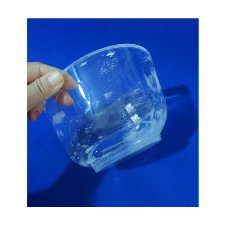High Temperature Resistant Quartz Glass Circular Silica Custom Size Cutlery Use