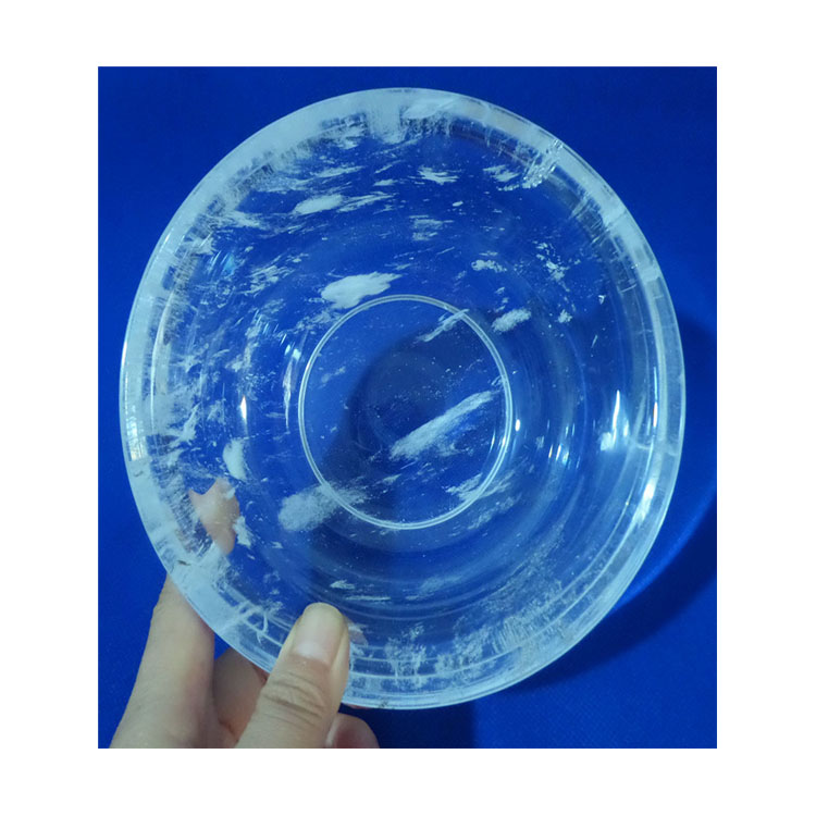 High Temperature Resistant Quartz Glass Circular Silica Custom Size Cutlery Use
