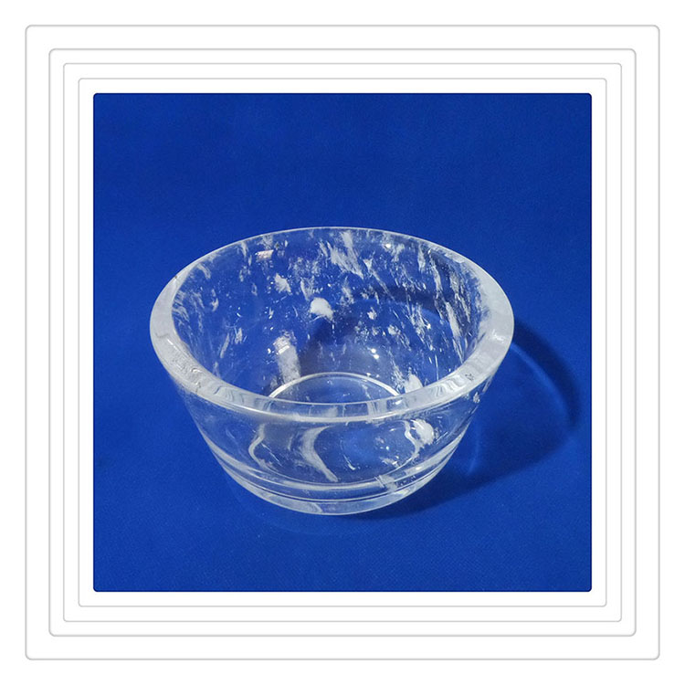 High Temperature Resistant Quartz Glass Circular Silica Custom Size Cutlery Use