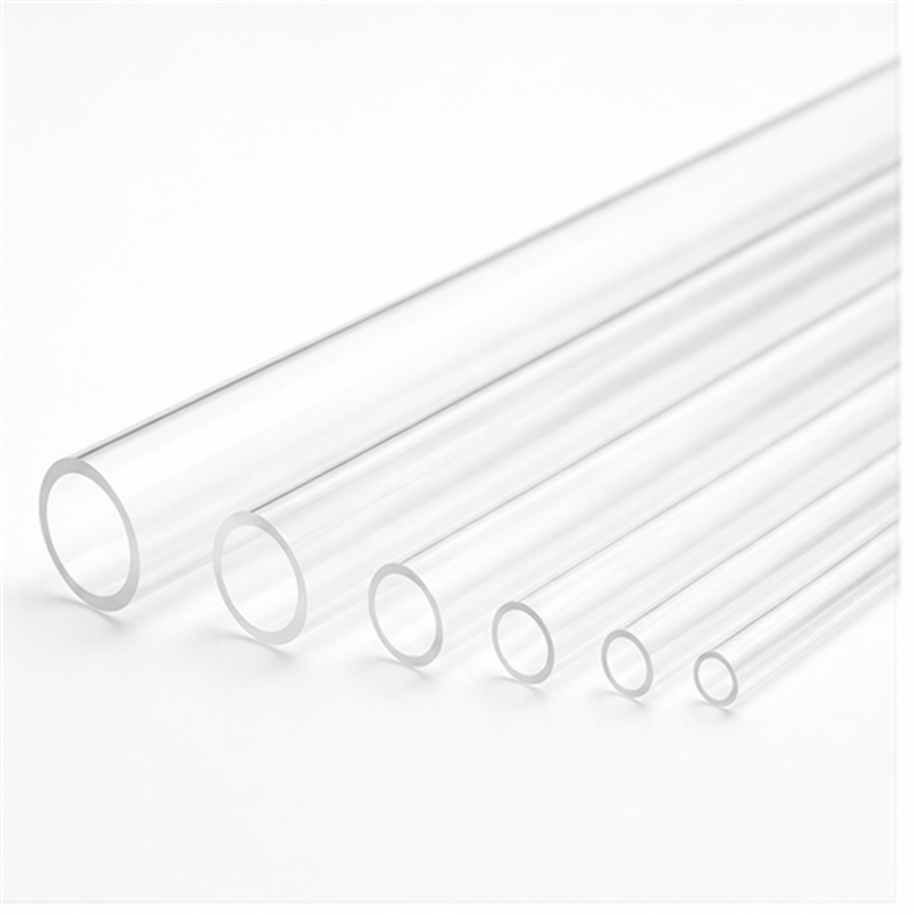 High Purity Clear Fused Quartz Glass Tube