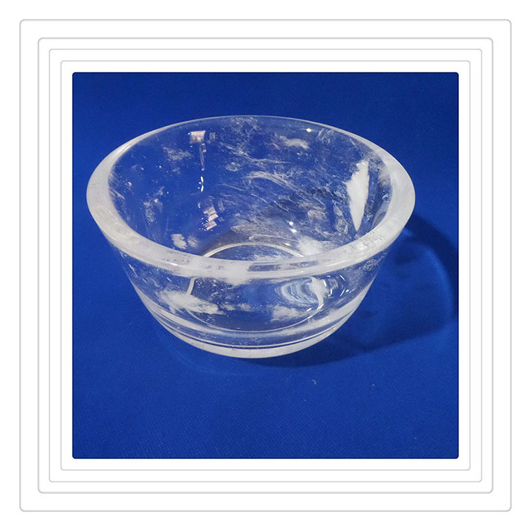 High Temperature Resistant Quartz Glass Circular Silica Custom Size Cutlery Use