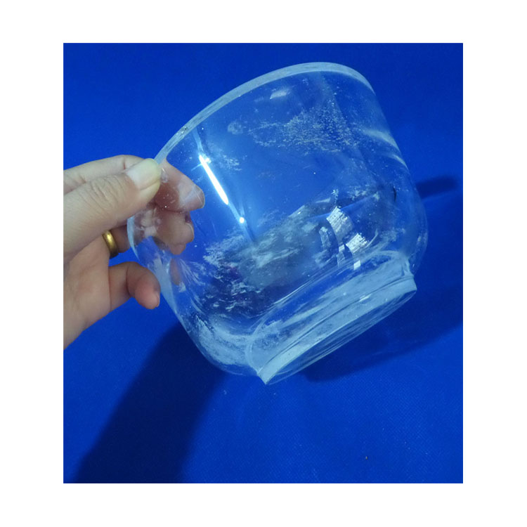 High Temperature Resistant Quartz Glass Circular Silica Custom Size Cutlery Use