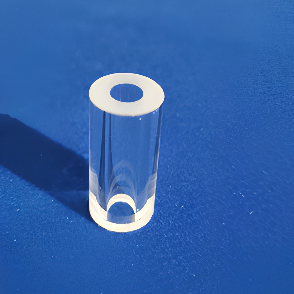 99.99% Pure Clear Quartz Twin Tube Polished Ozone Free Customized Bending Welding Cutting for Chemical Industry