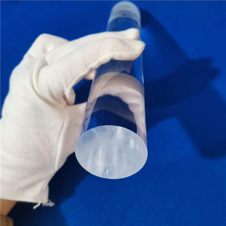 Clear Transparent Quartz Rod 4-42mm Diameter Polished Fused Silica Bar 1100 Degrees Centigrade Decoration Glass