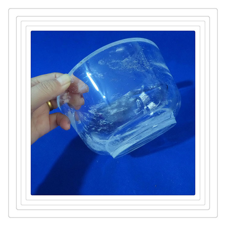 High Temperature Resistant Quartz Glass Circular Silica Custom Size Cutlery Use