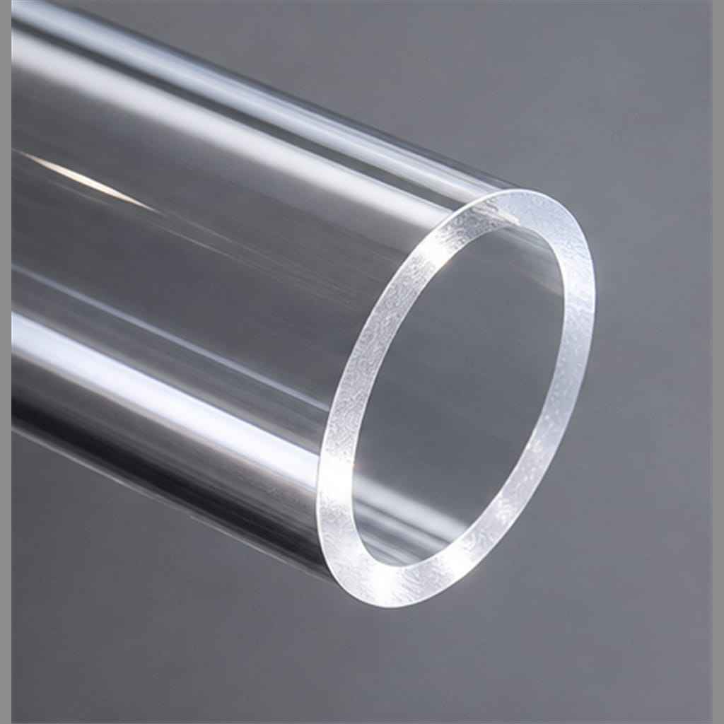 Precision Flat-Cut Fused-Quartz Straight Process Tubes with 90-Degree Squared Ends for Vacuum CVD Chambers