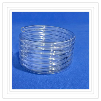 High Purity Spiral Transparent Glass Quartz Tube