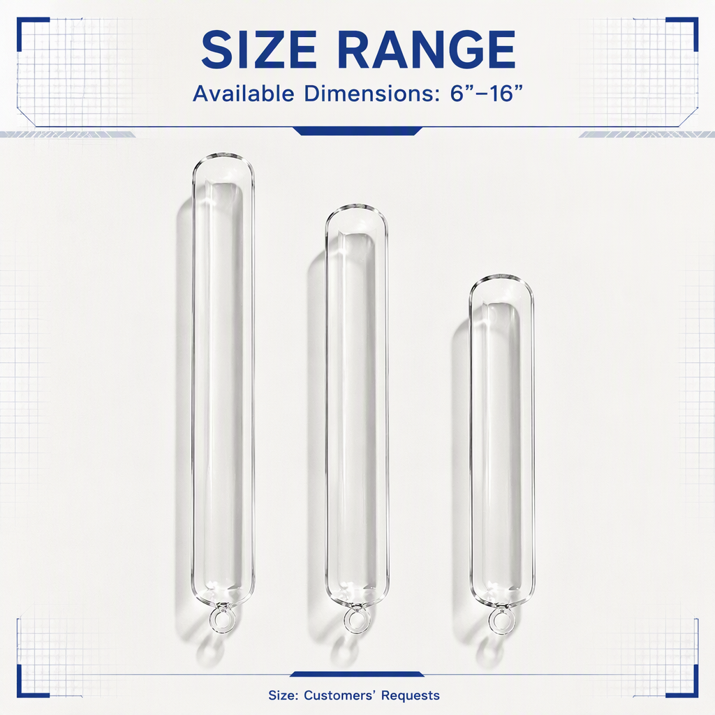High Purity Quartz Glass Boat Transparent Bowl Shape 6-16 Chemical Industry Experimental Equipment