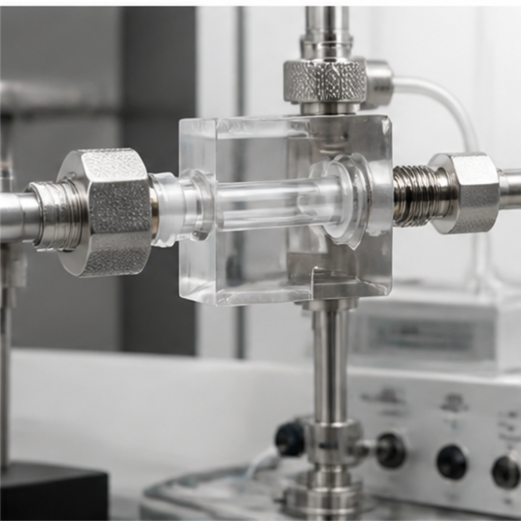 Small Bore Clear Fused Quartz Glass Tube with Flat Cut Unpolished Ends for Chromatography