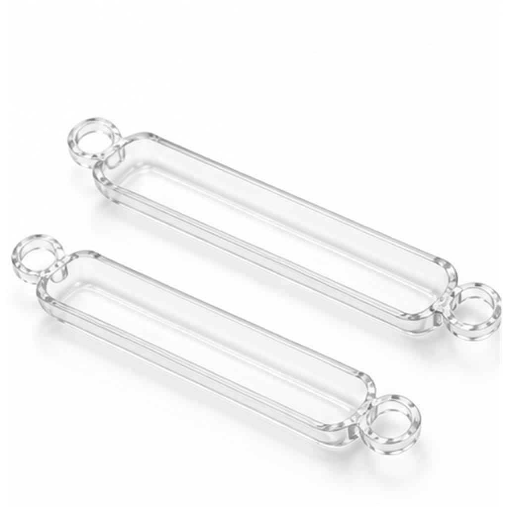 Fused-Quartz Combustion Sample Boats with Integrated Pull-Ring Handles for Laboratory Tube Furnace Heating