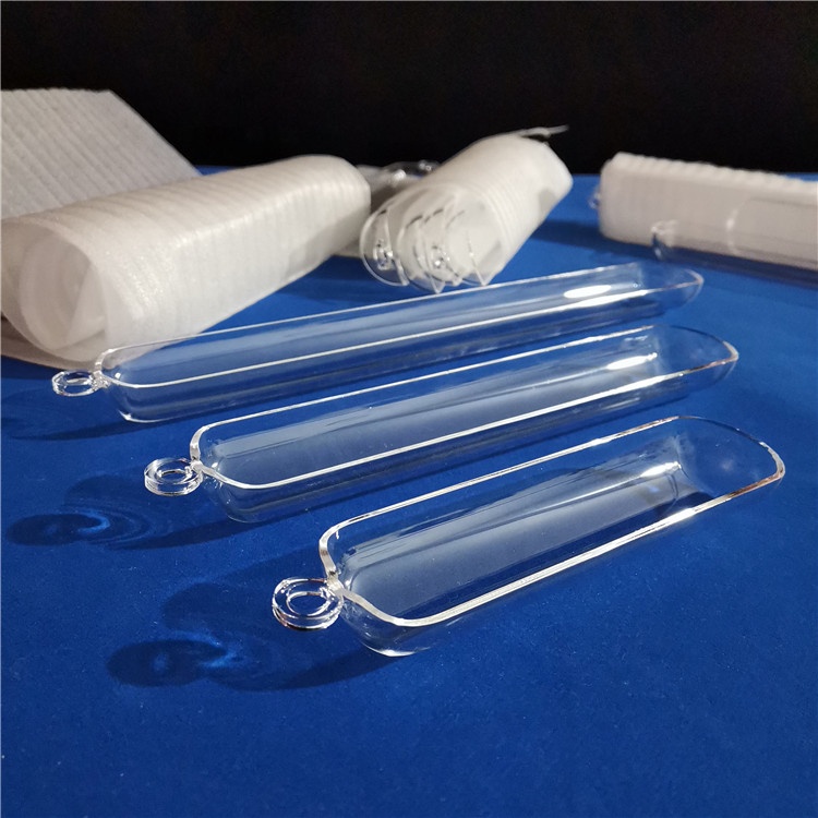 High Purity Quartz Glass Boat Transparent Bowl Shape 6-16 Chemical Industry Experimental Equipment