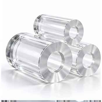 Heavy-Wall Fused-Quartz Cylindrical Pressure Tubes