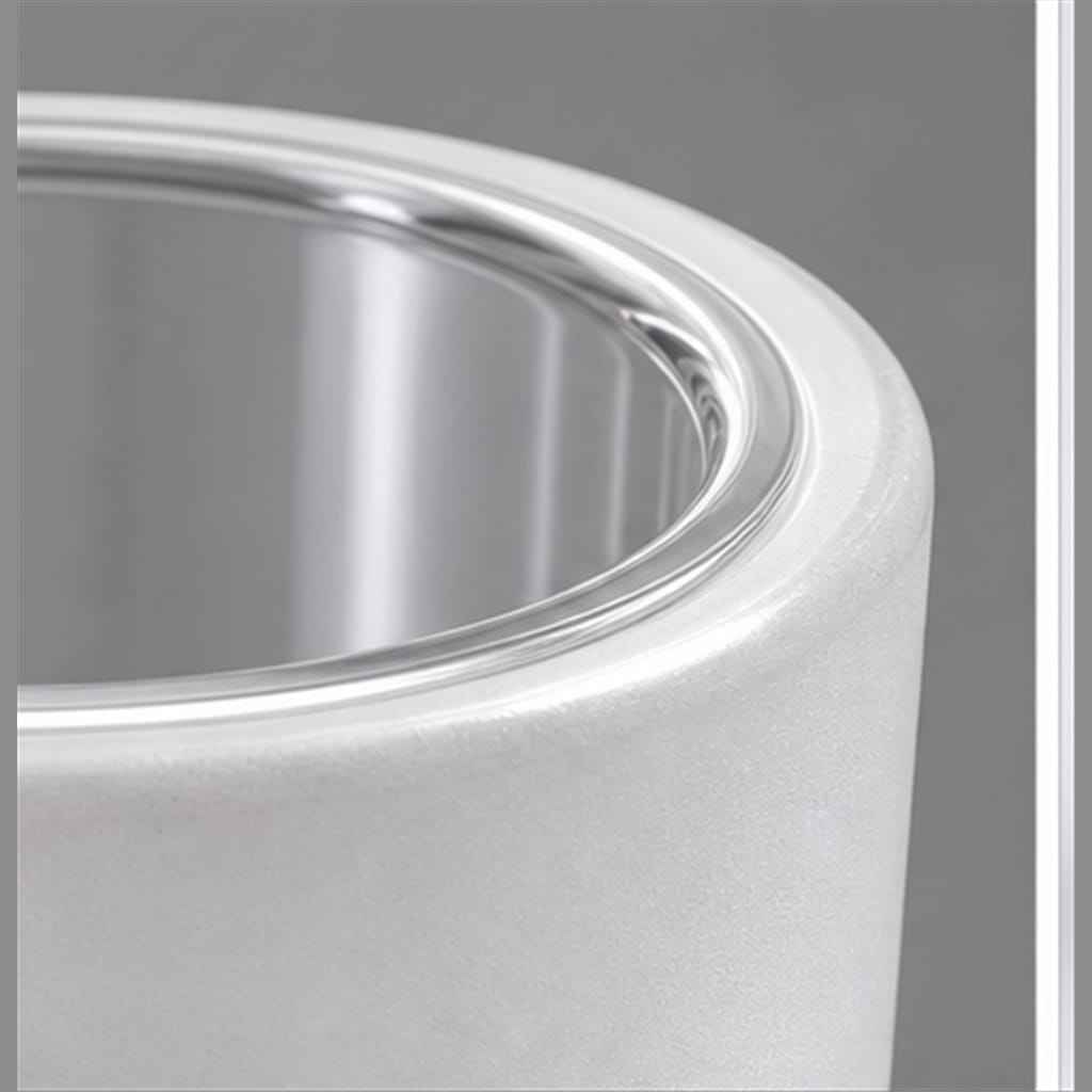 4-Inch US Quartz Sand Fused Crucibles with Fire-Polished Rim for High-Temperature Semiconductor Ingot Melting