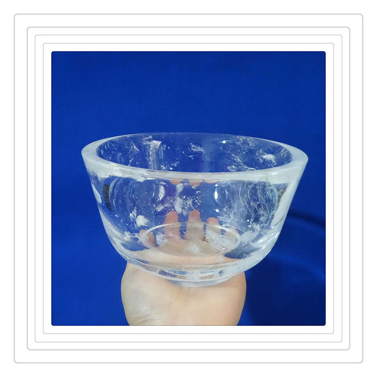 High Temperature Resistant Quartz Glass Circular Silica Custom Size Cutlery Use