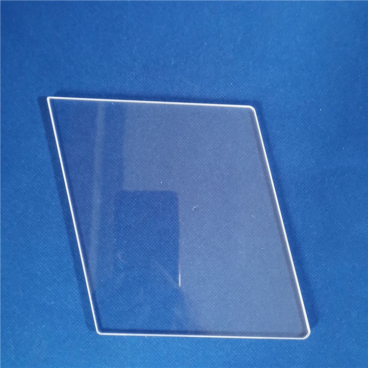 Clear Fused Silica Quartz Glass Plate Transparent Square 0.5-100mm for Optical Semiconductor Industry