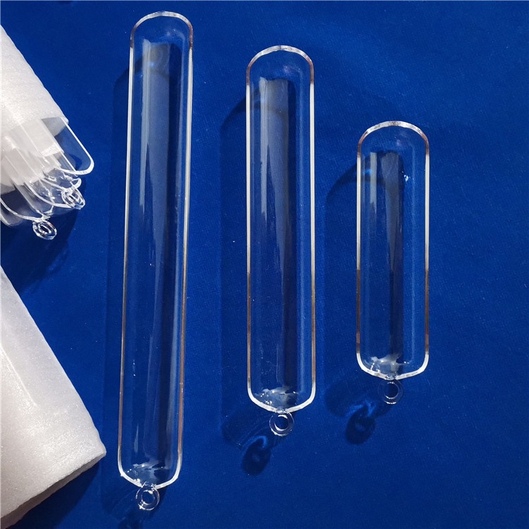 High Purity Quartz Glass Boat Transparent Bowl Shape 6-16 Chemical Industry Experimental Equipment