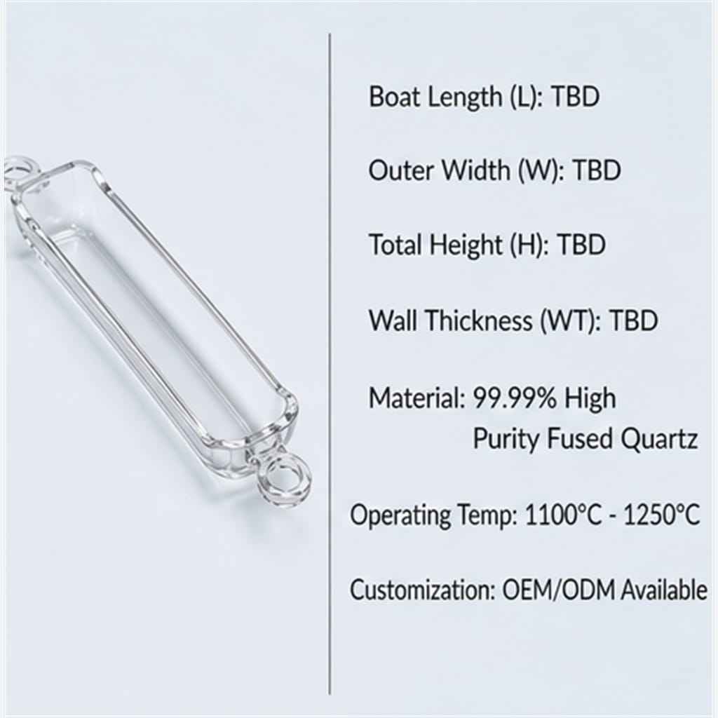 Clear Fused-Quartz Combustion Vessels with Fused Pull Rings for High-Temperature Analytical Tube Furnaces