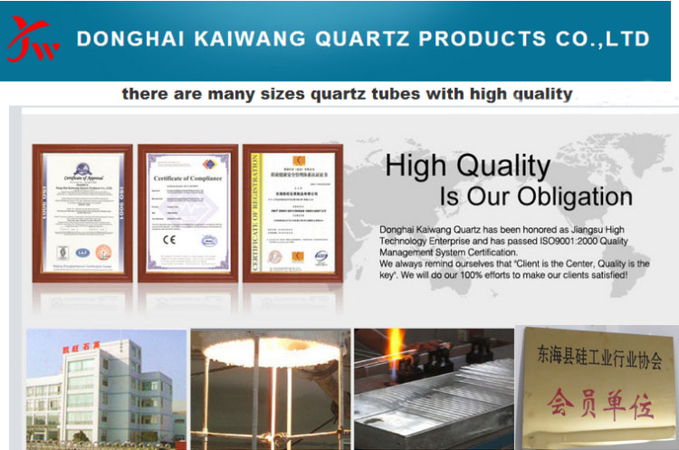Custom Size Translucent Capillary Quartz Tube Polished Twin Pipe Ozone Free Chemical Industry