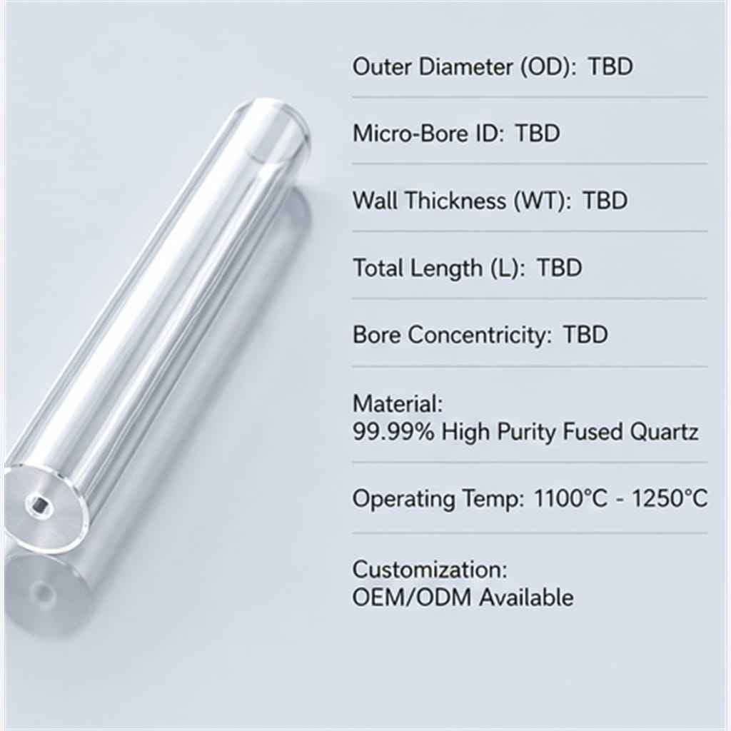 Capillary Micro-Bore Fused-Quartz Tubes with Precision Small Aperture for GC Chromatography and Microfluidics